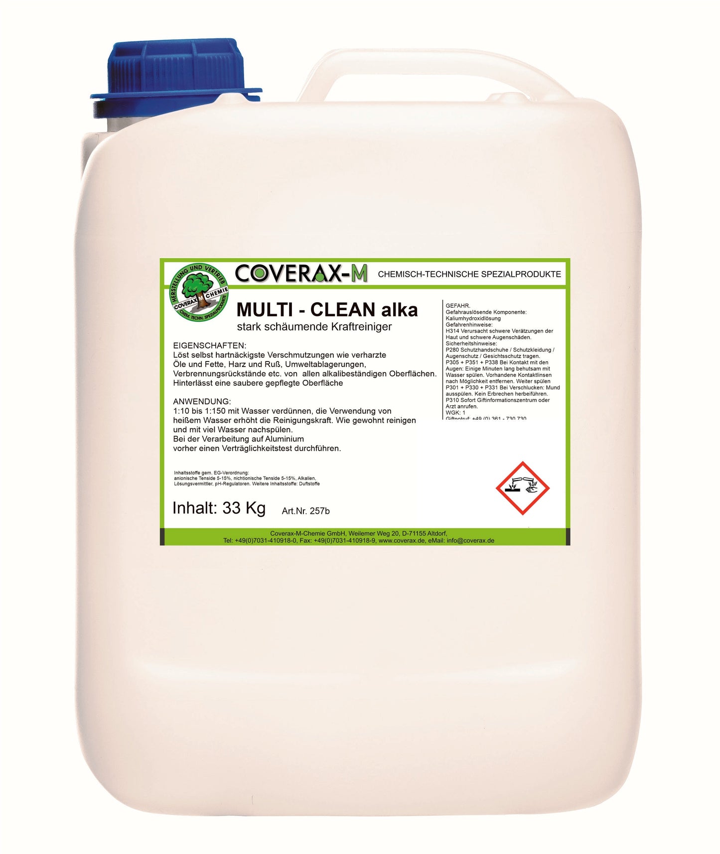 Multi Clean Alka Ultra-starker Kraftreiniger (Art. Nr. 257B)