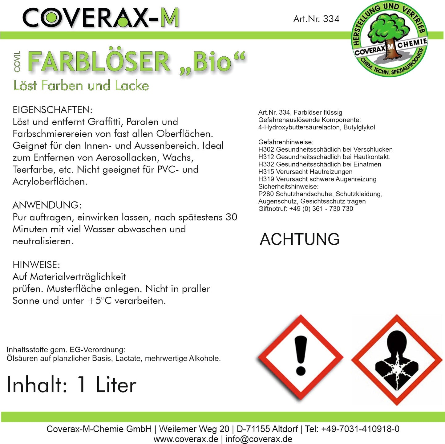 FARBLÖSER extra (Art. Nr. 334)