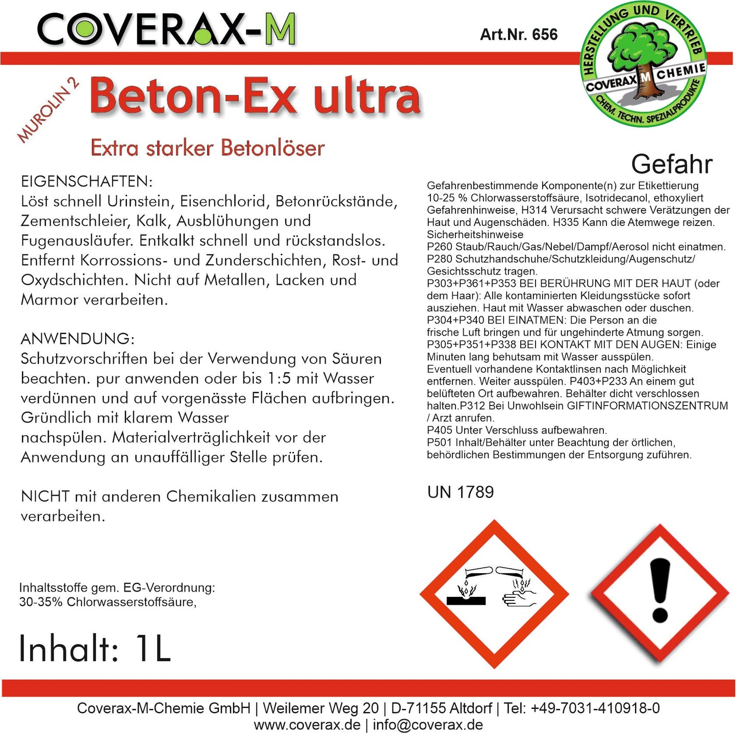 MUROLIN 2 / Beton-Ex Ultra (Art. Nr. 656)