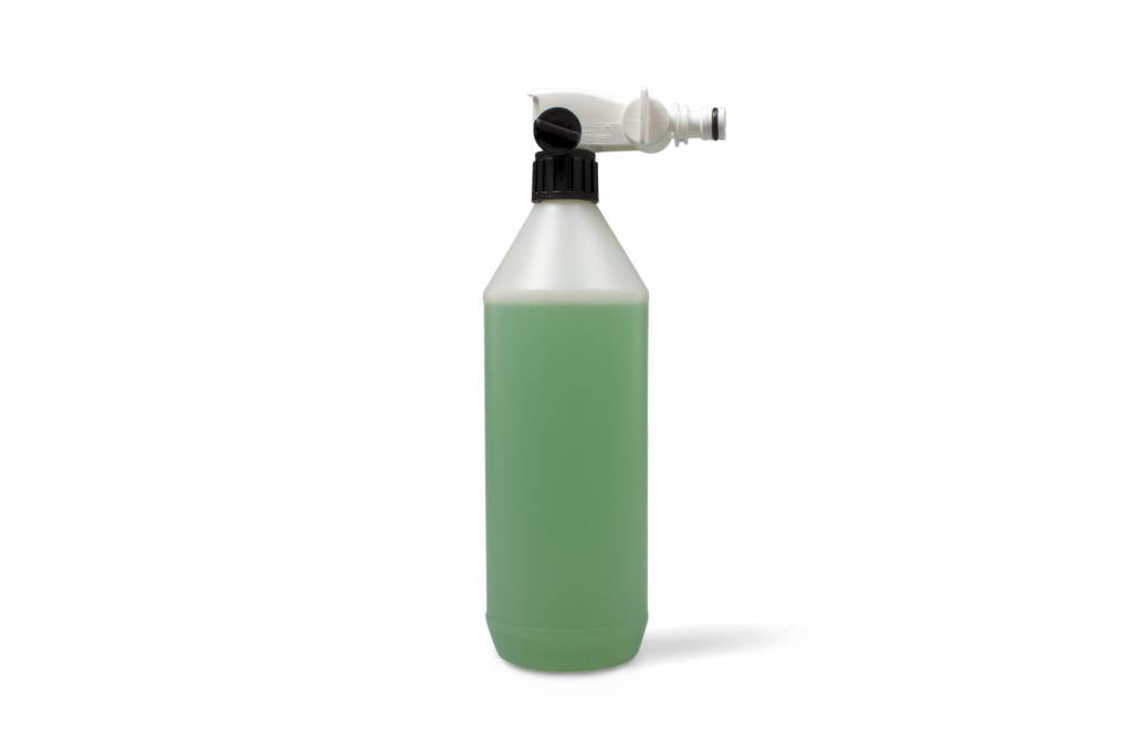 Schaumgerät mit Flasche